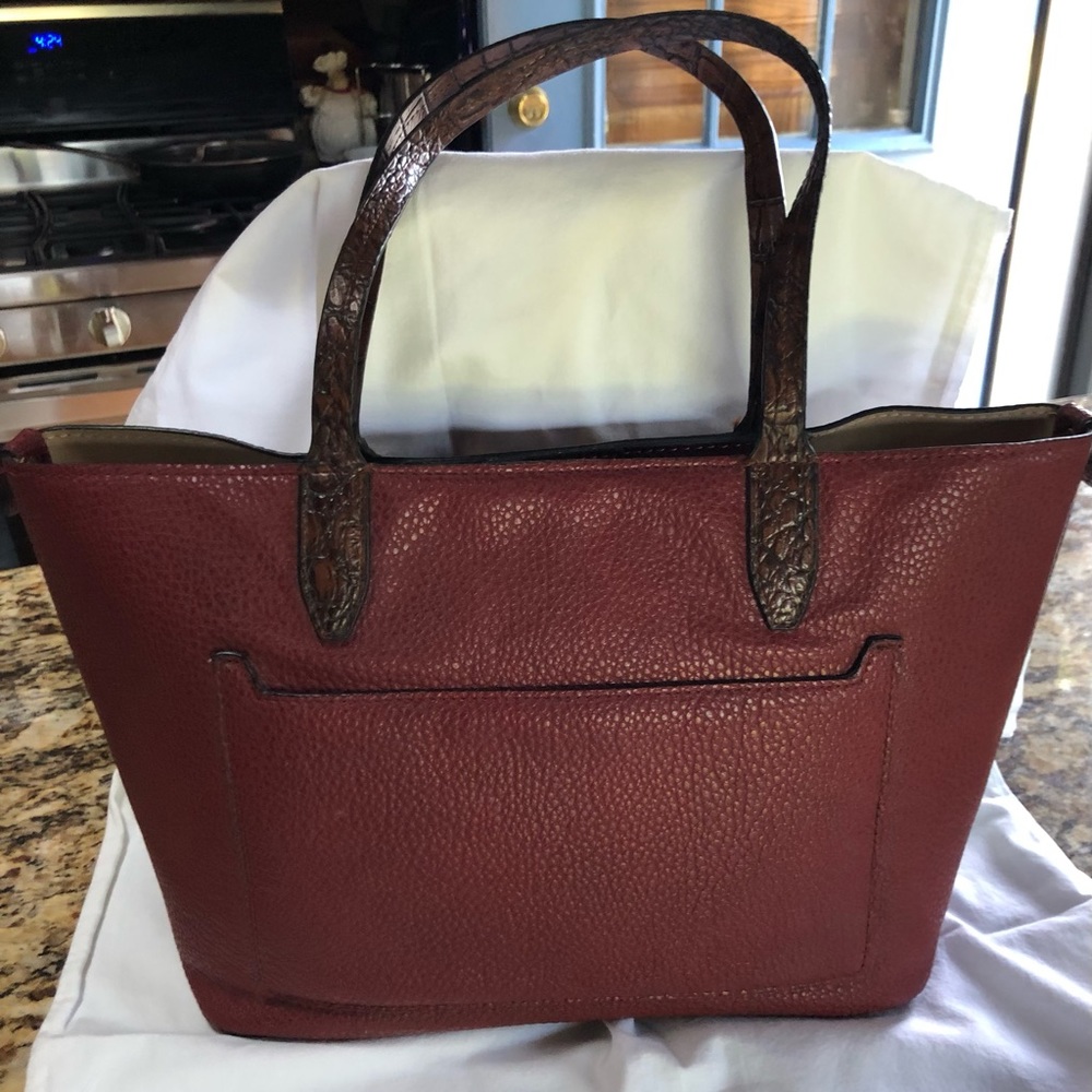 Maroon Leather Purse